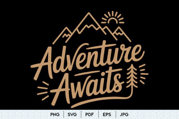 Adventure Awaits SVG Travel Quote