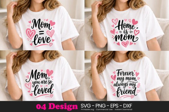 Cute Mom Mommy SVG Motherhood Quote