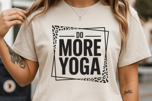 Do More Yoga SVG Motivation Quote PNG