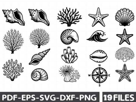 Nautical Beach Clipart Bundle
