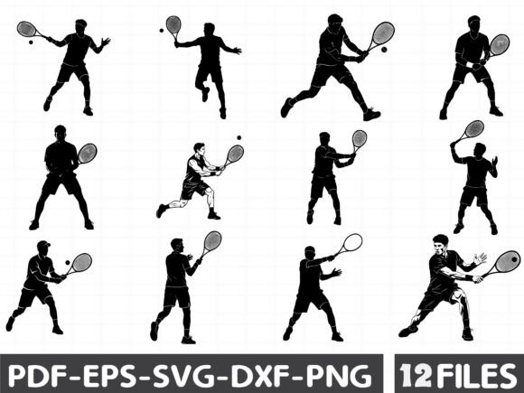 Squash Player Embroidery Design