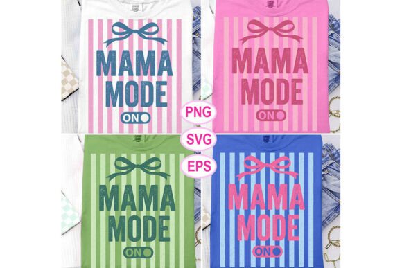Striped Mama Mode PNG SVG Review