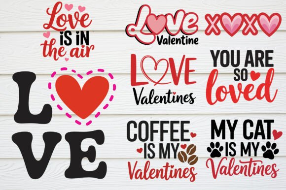 Valentine Quotes SVG Bundle